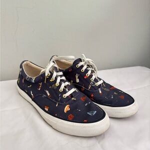 Women’s Navy Patterned Keds